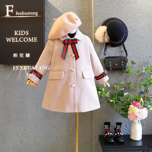 Áo khoác dạ gucci cho bé