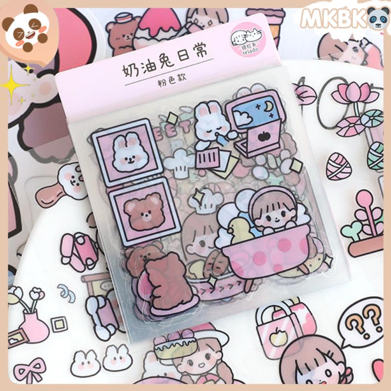 MKBK (10PCS) PET Stiker Không Thấm Nước Nhãn telado Dán Sổ Lưu Trữ ...