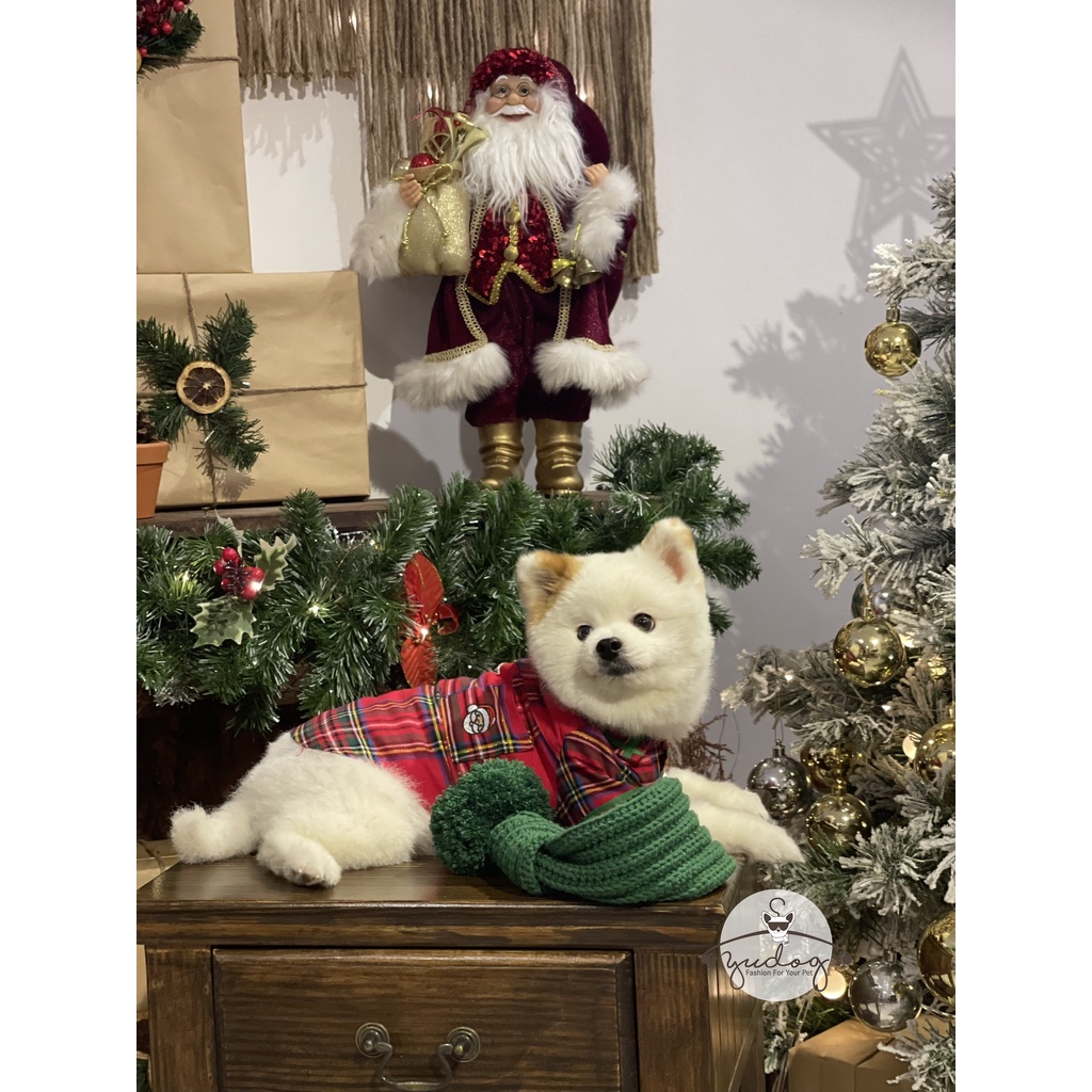 Sơ mi Noel mặc cho chó mèo thú cưng yudog