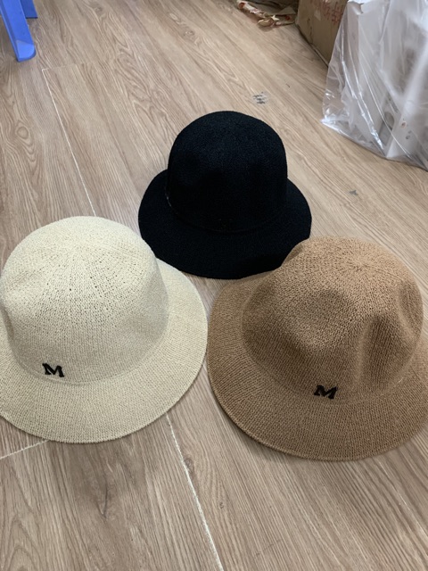 MŨ BUCKET CÓI CHỮ M SIÊU XINH