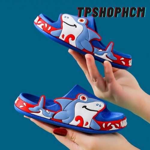 Dép Cá Mập Baby Shark Bánh Mì Đế Mềm Chống Trượt Full nhiều màu sắc siêu hot cho bé