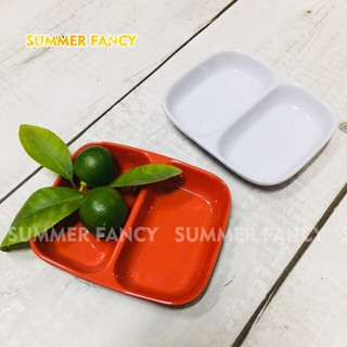 Chén chấm 2 ngăn melamin chất lượng cao - Small bowl