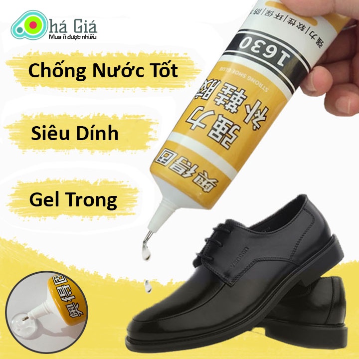 Keo Dán Giày Trong Suốt Siêu Dính Tuýt 60ml ( Dán giày da, giày thể thao, giày vải,...)