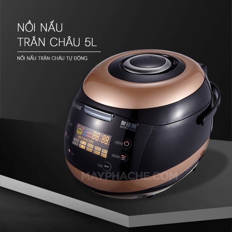 Nồi nấu trân châu tự động AONUOSI + Tặng vợt múc trân châu