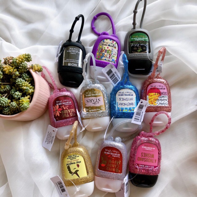 túi/móc đựng gel khô sát khuẩn bath and body works mỹ (holder handgel bbw)