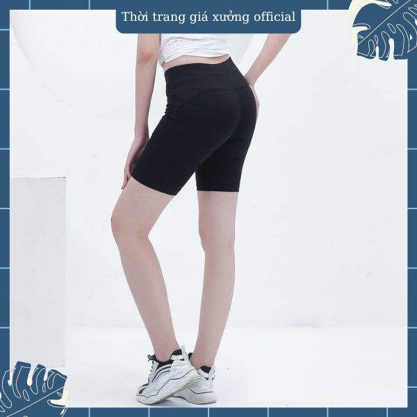 Quần đùi cotton trên gối năng động