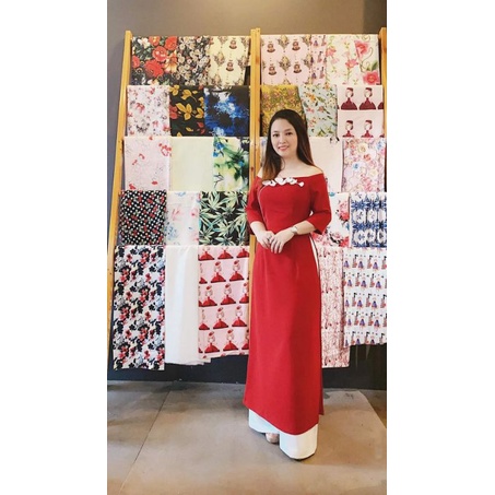 ÁO DÀI TRỄ VAI LAN NGỌC TRẮNG♦️GIÁ SÁT SỈ♦️KÈM ẢNH THẬT VÀ VIDEO