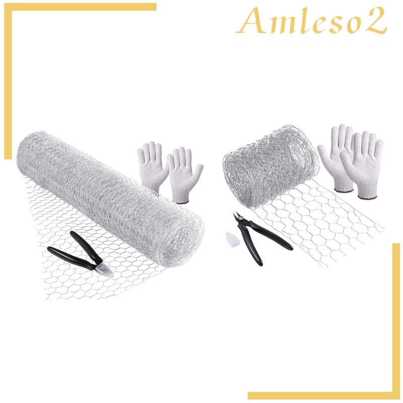 [AMLESO2]Galvanized Poultry Mesh Fencing Chicken Wire Net Rabbit Netting