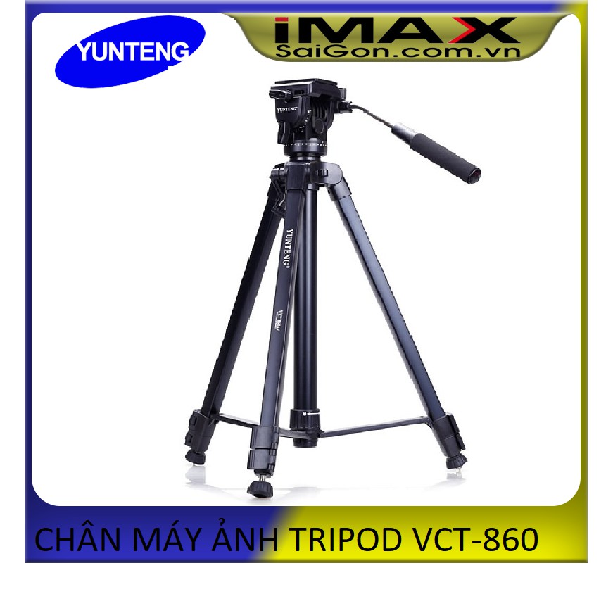 CHÂN MÁY ẢNH TRIPOD YUNTENG VCT-860+gá kẹp điện thoại