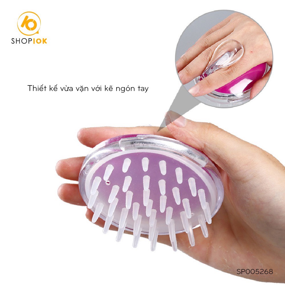 HÀNG THANH LÝ - Dụng cụ gội đầu massage da dầu, lược gội đầu tiện dụng