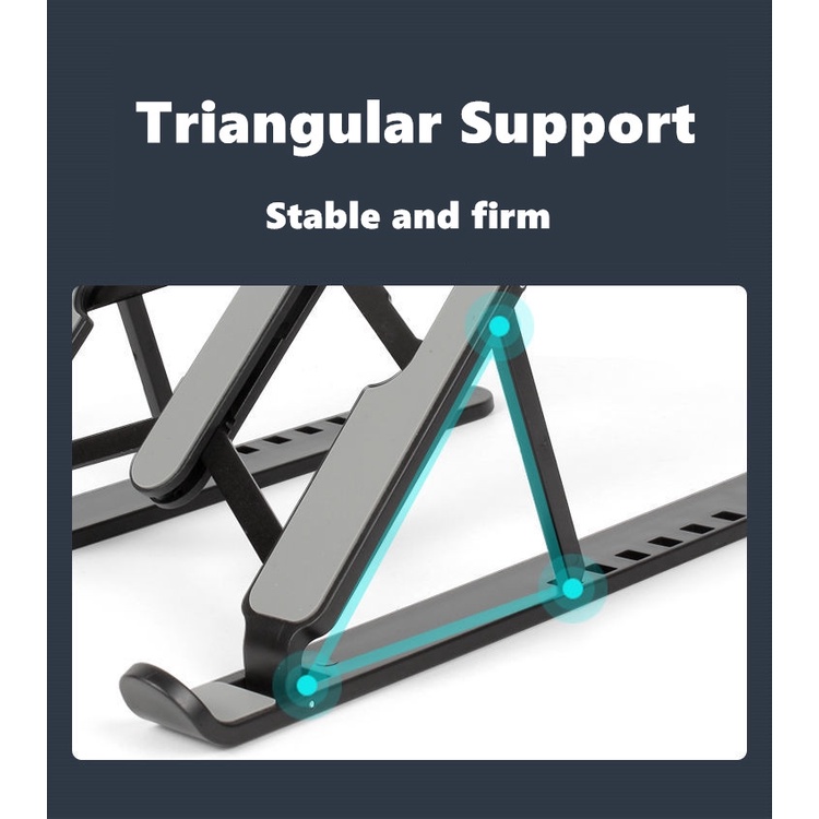 Giá Đỡ Laptop / Máy Tính Bảng Dạng Đứng Nâng Chiều Cao Để Bàn Ký Túc Xá 15 Inch