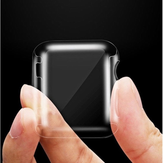 Ốp cứng trong suốt bảo vệ mặt đồng hồ Apple Watch 4 40mm 44mm | BigBuy360 - bigbuy360.vn