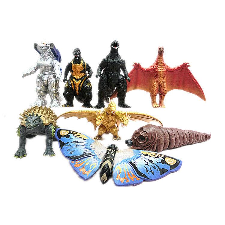 8 Mô hình quái vật Godzilla 2"-4"