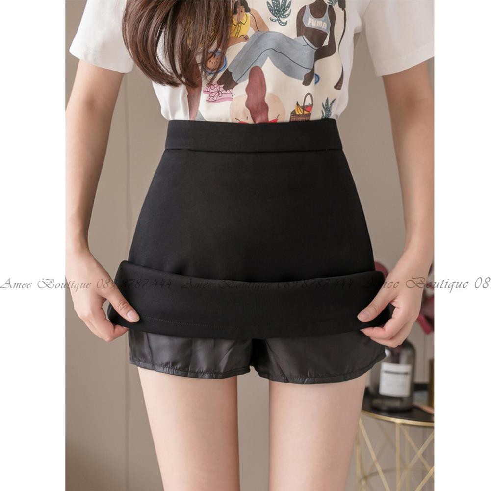 Chân Váy Chữ A, Lưng Cao Amee Có Quần Trong,Chân Váy Chất Liệu Vải Mềm Dày Dặn Phong Cách Hàn Quốc Siêu Xinh | BigBuy360 - bigbuy360.vn