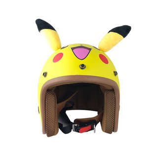 : nón 3/4 pikachu và gấu nâu