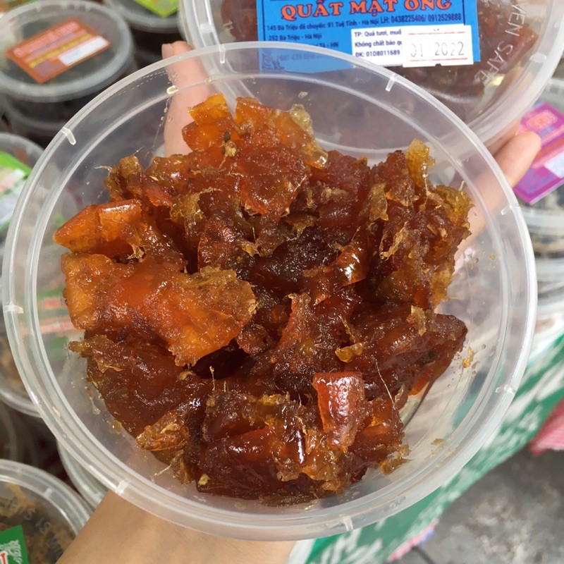 Ô mai Bà Thu các vị chanh, quất, đào, xí muội, me, sấu