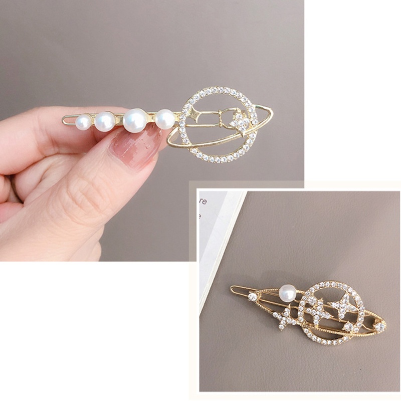 Kẹp Tóc Hình Ngôi Sao / Mặt Trăng Chống Trượt