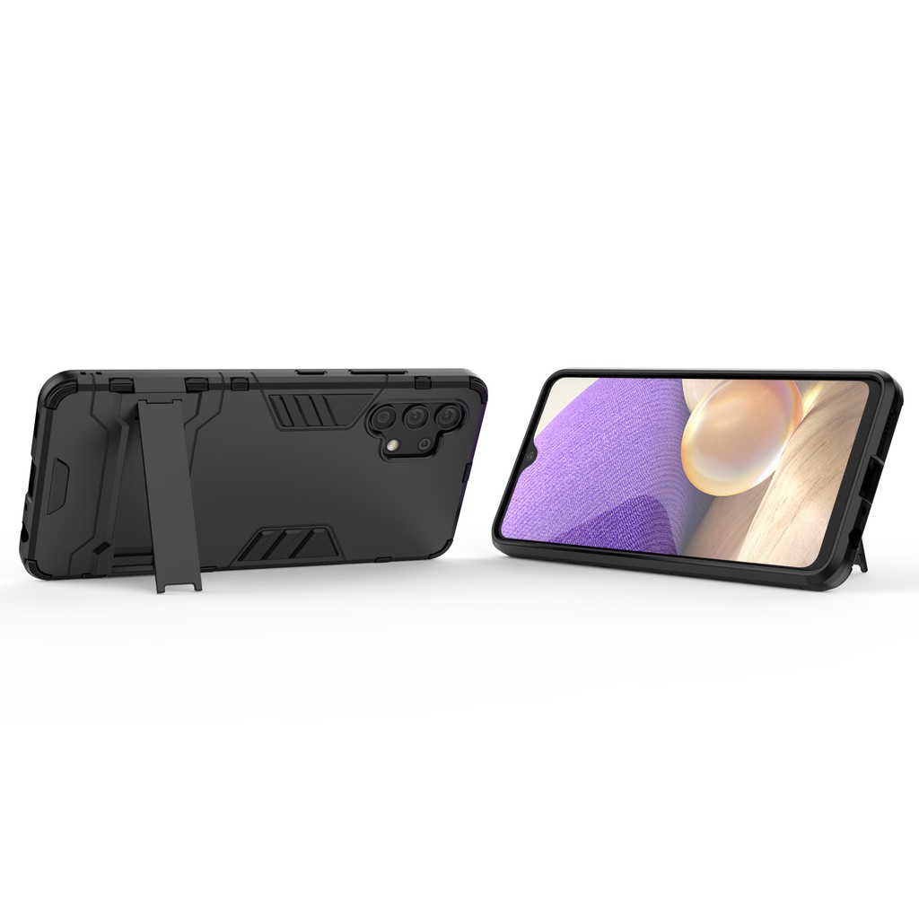 Ốp điện thoại bằng nhựa cứng có giá đỡ ẩn cho Samsung Galaxy A32 4G A32 5G A12 A42 Phone Case