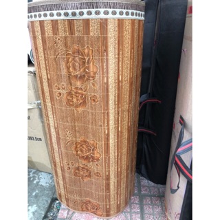 Chiếu trúc vân gỗ nằm 2 mặt gập đôi 1.8m*2m