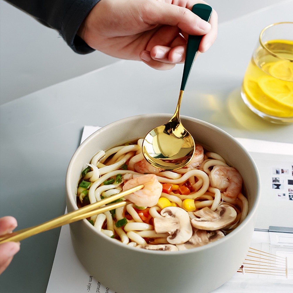 Muỗng Cà Phê Bằng Thép Không Gỉ Có Tay Cầm Nhiều Màu Sắc Khác Nhau Tùy Chọn