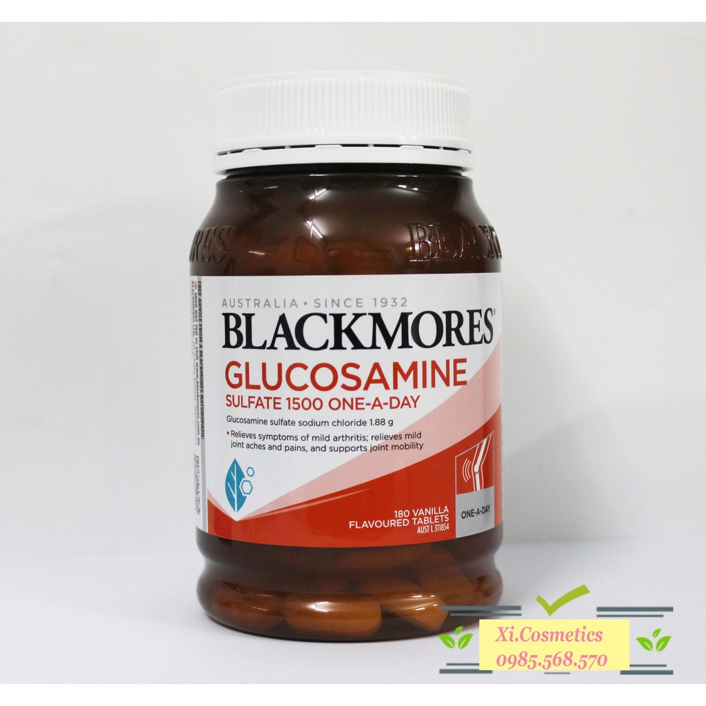 Viên uống Blackmores Glucosamine Sulfate 1500mg hộp 180 viên