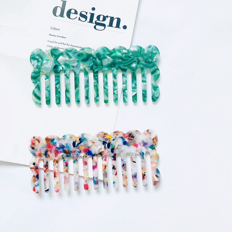 Lược Chải Tóc Chống Tĩnh Điện Họa Tiết Da Báo Thời Trang