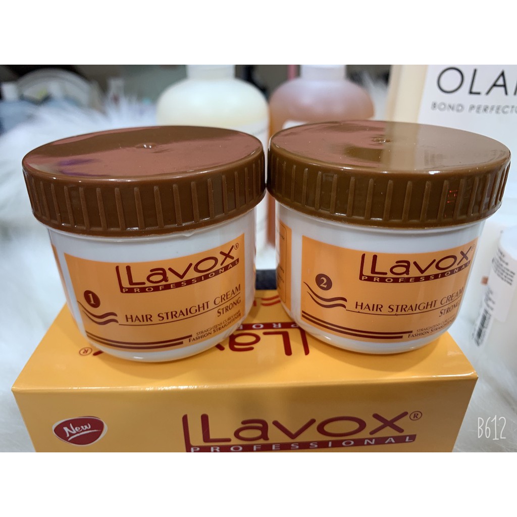 Thuốc duỗi tóc Lavox nano complex phục hồi tóc mini - duỗi tóc Lavox nano complex 140G*2