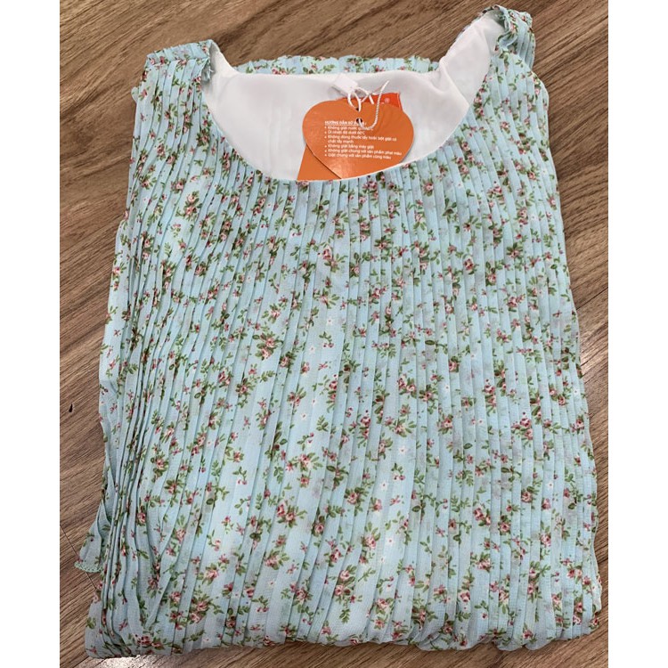 [SIZE 40-75KG] Đầm bầu dự tiệc sang chảnh vải voan dập ly xinh mát có size 75kg dài qua gối có túi bên sườn vải mát