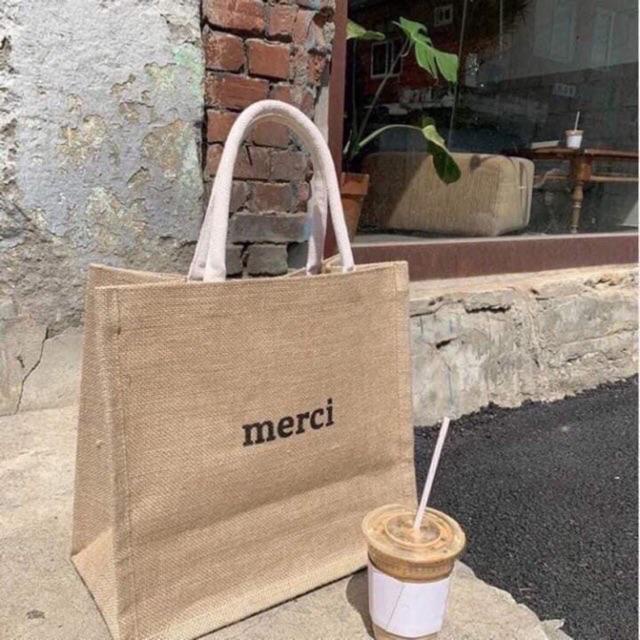 Túi Cói Đi Biển LUHAZO Merci Someday Cực Hot Quảng Châu Chất Đẹp