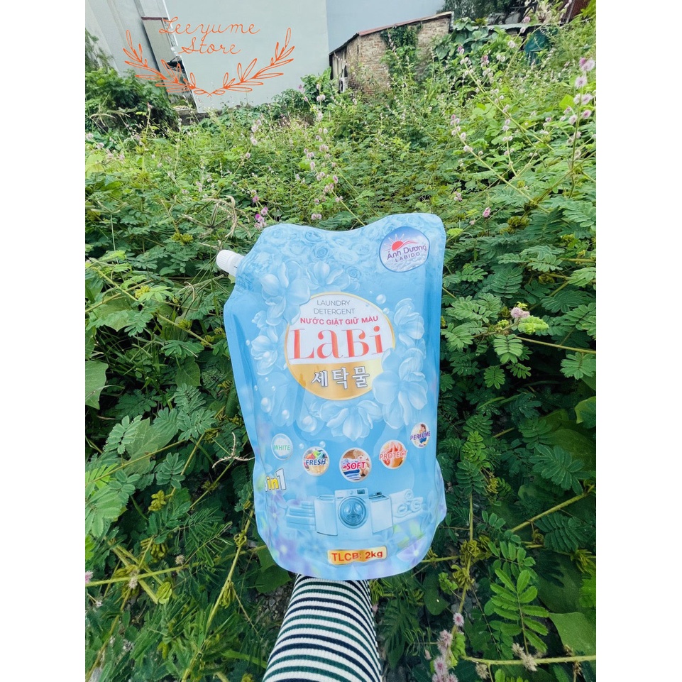 NƯỚC GIẶT XẢ LABI ÁNH DƯƠNG CHÍNH HÃNG -  LÀM SẠCH VÀ LƯU HƯƠNG THƠM LÂU TRÊN QUẦN ÁO