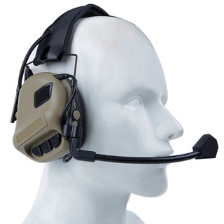 【Flash.】HD-08 Head-mounted Non-noise Reduction Fifth Generation Chip Tactical Headset