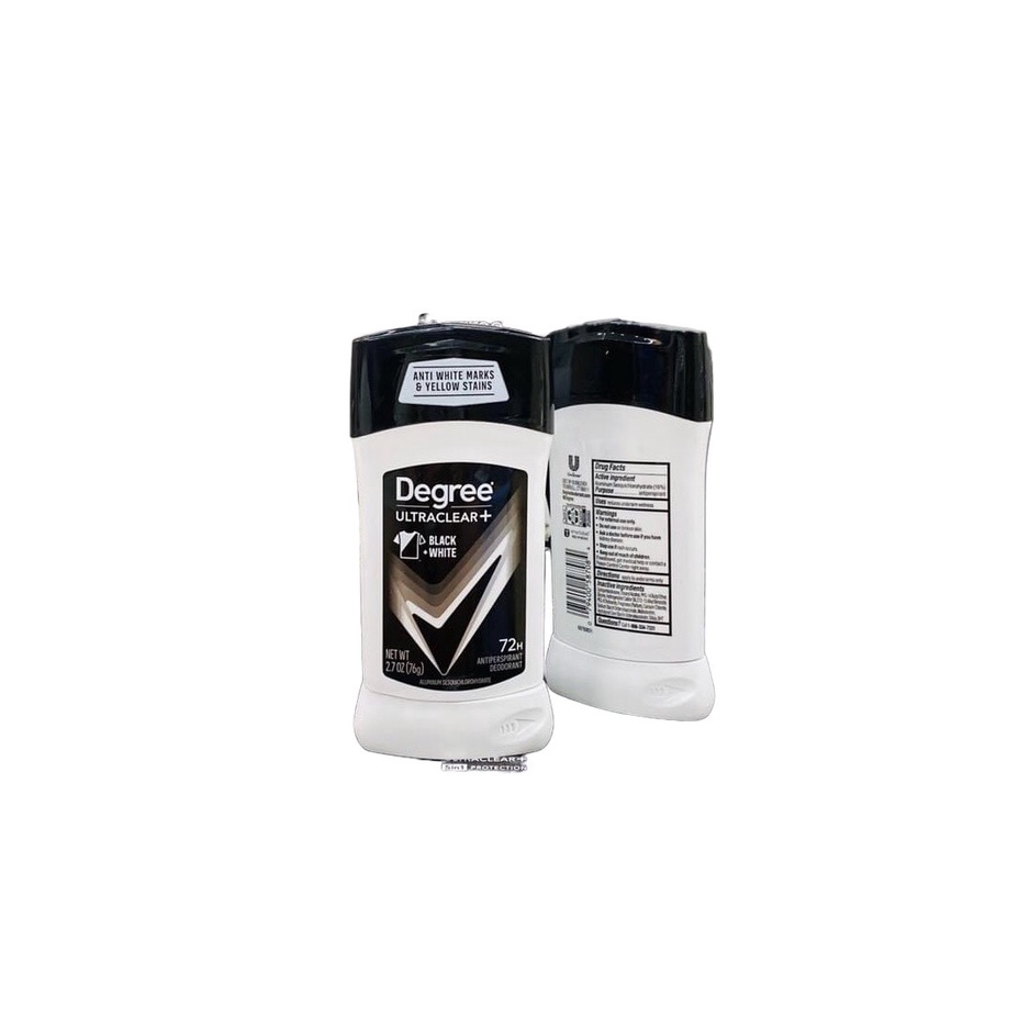 Lăn Sáp Khử Mùi Degree Men Motionsense UltraClear Black + White 76g