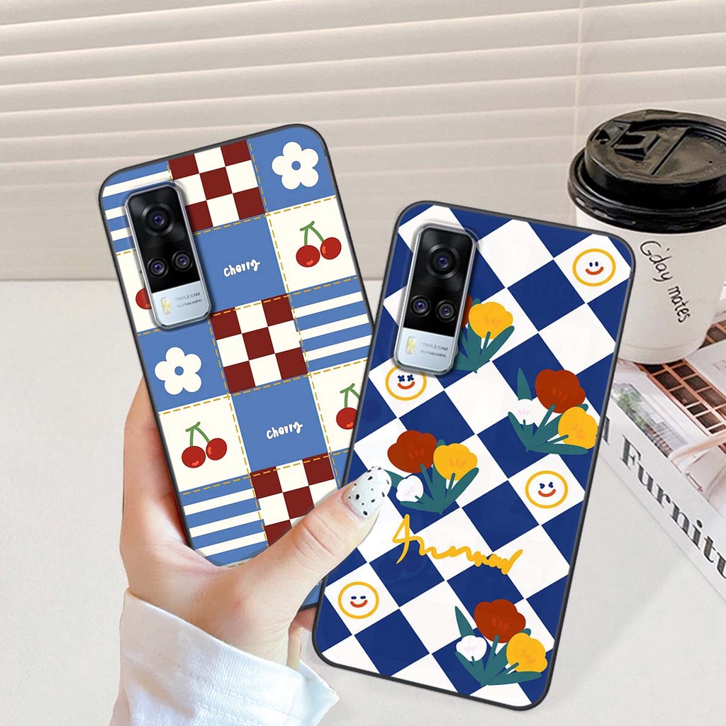 Ốp Vivo Y51 2020 họa tiết hoa, gấu thời trang, ốp dẻo bền đẹp