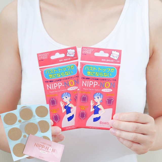 [Hỏa Tốc HN] Set 6 miếng dán che ngực phụ nữ Nội địa Nhật Bản
