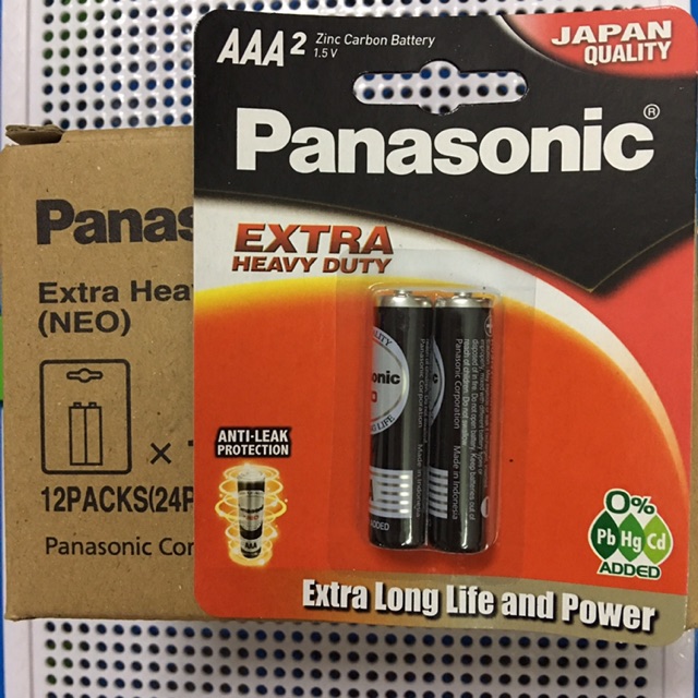 [Mã ELFLASH5 giảm 20K đơn 50K] Hộp 12 Vỉ Pin AAA Panasonic Chính Hãng 1 Vỉ 2 Viên