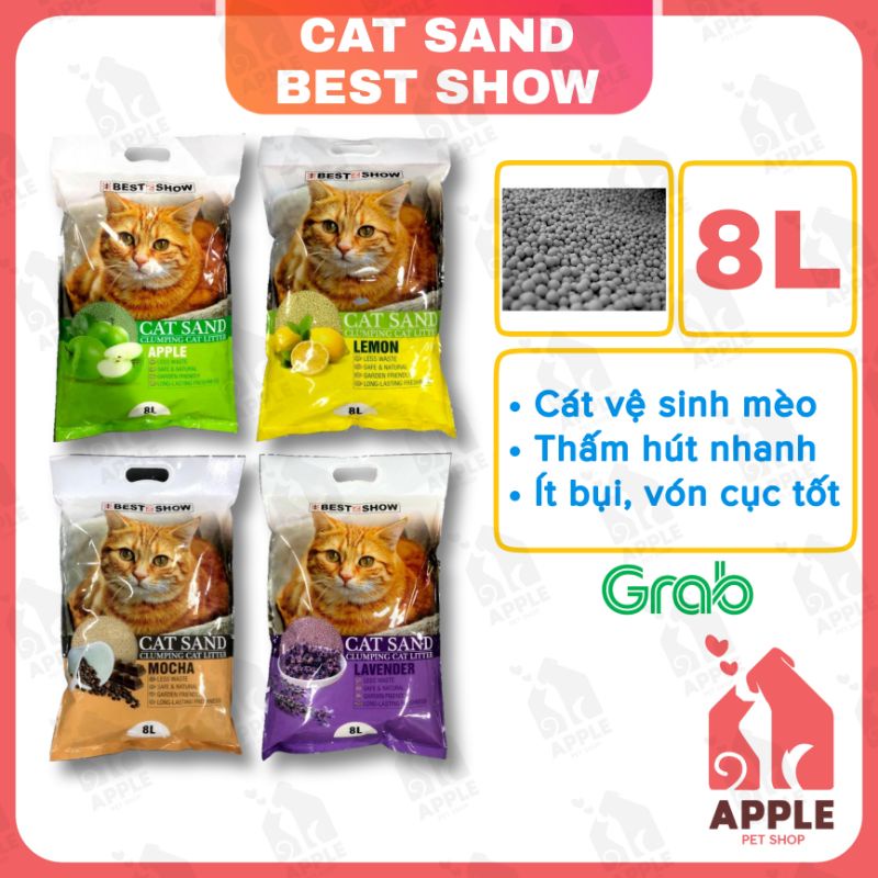 [BEST IN SHOW] [8 LIT] Cat sand - Cát vệ sinh cho mèo Best in show - 8 lit