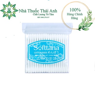 COM BO 4 TÚI TĂM BÔNG SOFTTANA TRẺ EM 80QUE