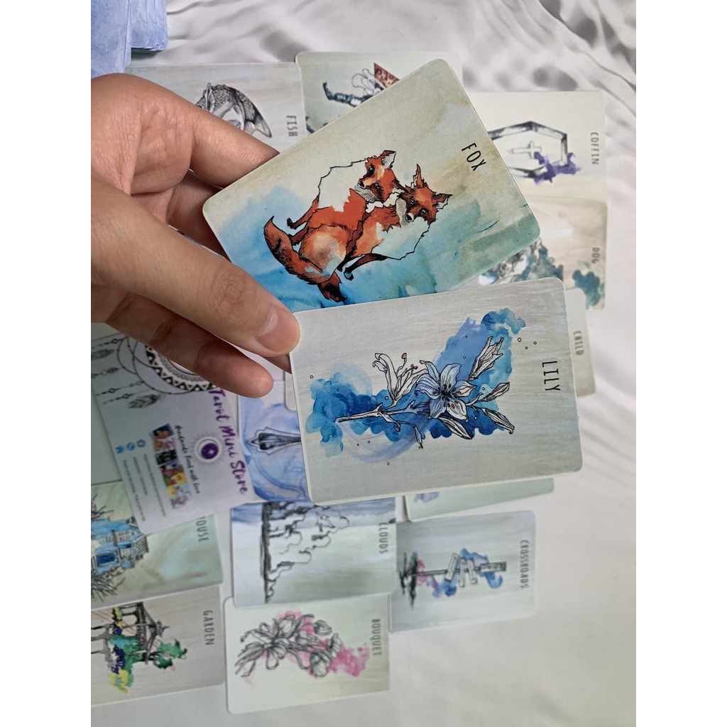 Bộ bài Scying Ink Lenormand size gốc