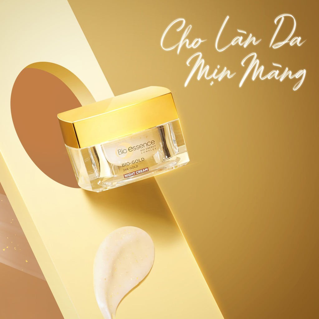 BỘ ĐÔI KEM DƯỠNG ẨM 24K GOLD BIO-ESSENCE.