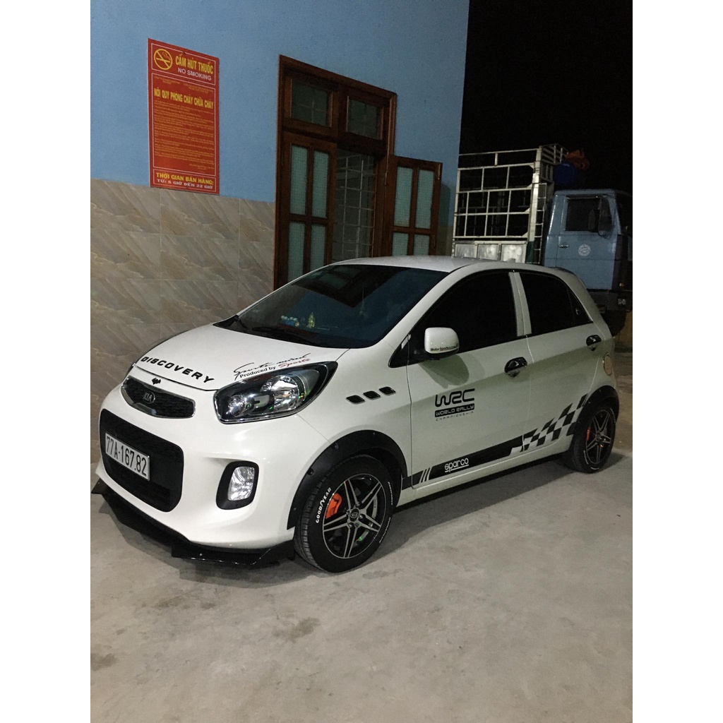Lip trước/ lippo trước/ Cản trước lắp cho xe morning