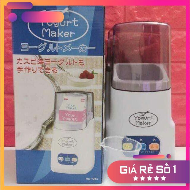 [ SIÊU KHUYẾN MẠI ] Máy làm sữa chua, máy ủ sữa chua 3 nút Yogurt Maker Nhật Bản.
