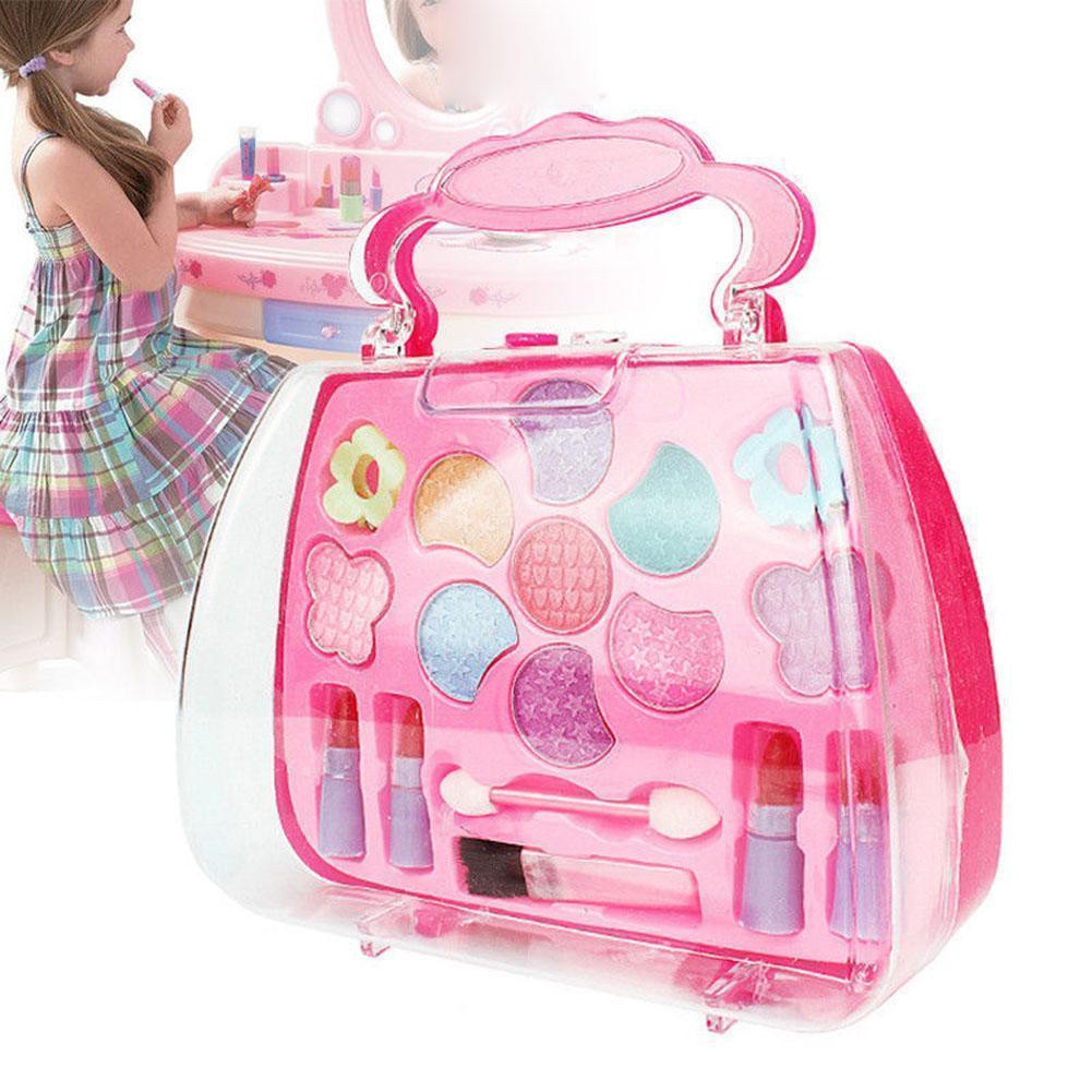 Bộ hộp mỹ phẩm trang điểm mô phỏng đồ chơi cho bé gái