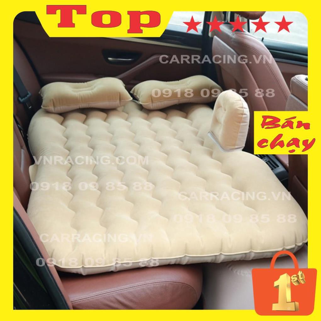 Đệm hơi , Nệm Hơi ô tô cao cấp  Chân Rời - Tặng kèm bơm điện và 2 gối - Đệm Hơi Ô Tô Chân Đế Rời Tiện Dụng