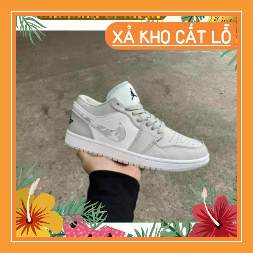 Giày thể thao Air Jordan 1 Low White Camo cổ thấp ảnh thật 100% | BigBuy360 - bigbuy360.vn