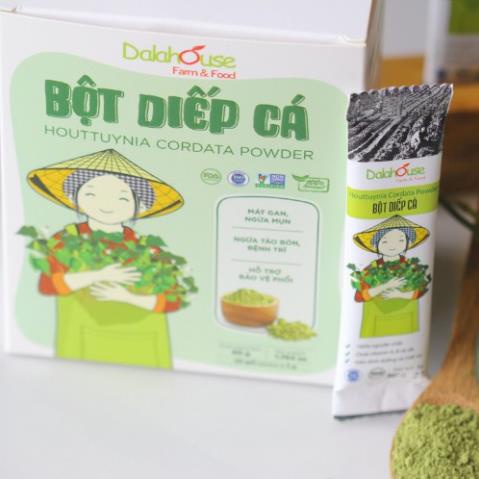 Bột Diếp Cá 100% Organic (60gr)🧡dalahouse🧡1 hộp 20 gói