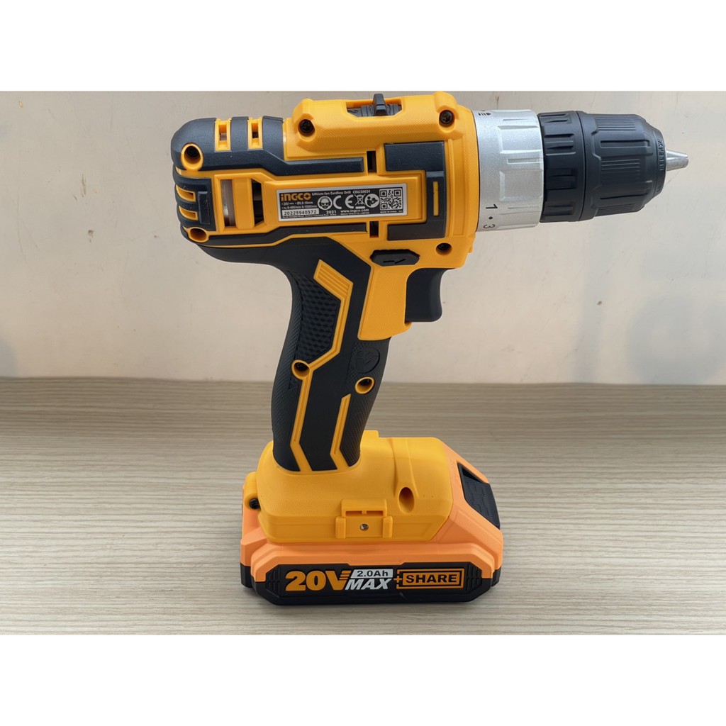 Máy khoan vặn vít dùng pin Ingco 20V CDLI20024