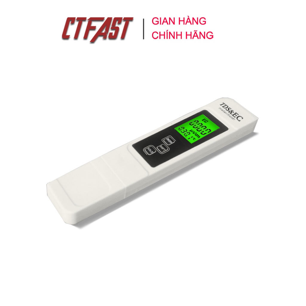 Bút kiểm tra nước sạch CTFAST, màn hình hiển thị hd, nút cảm ứng cao cấp, chíp thông minh