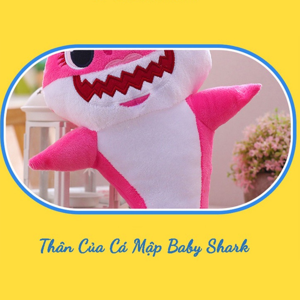 Gấu Bông cho bé gấu bông Baby shark  quà tặng ý nghĩa kích thước 30 cm
