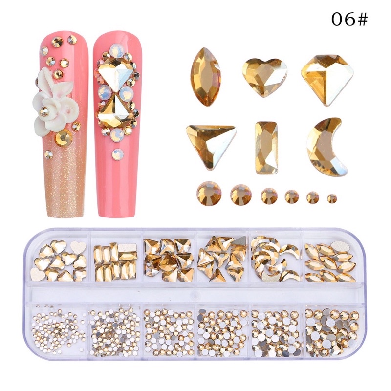 Đá Khối Mix 2 Loại Khay Dài Siêu Sáng Đẹp HOT