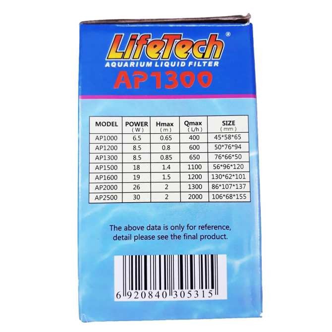 Máy bơm LifeTech AP 1200 cho hồ cá cảnh